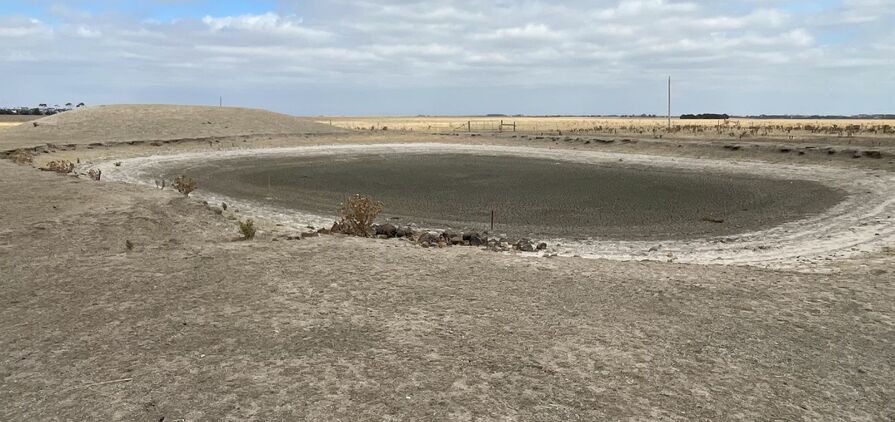 South-western Victoria and South Australia are facing a lack of ground water. 