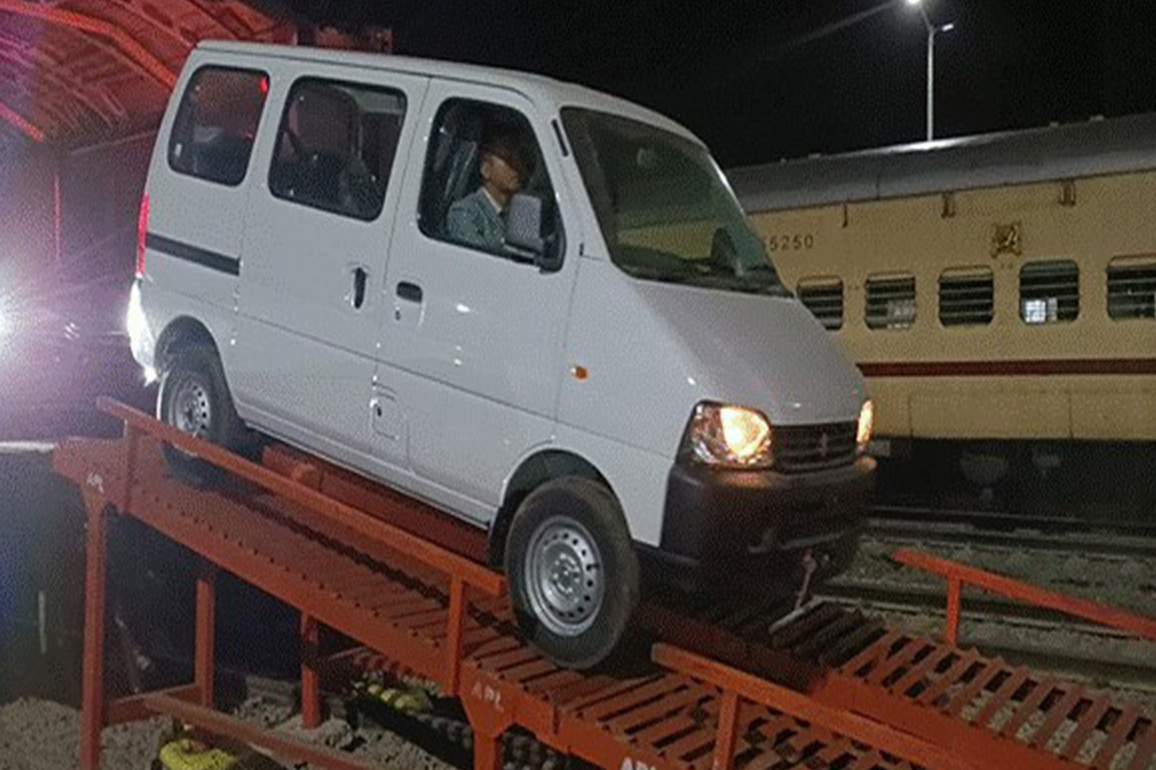 Mizoram gets its first rail-carried cars; 119 cars reach Sairang by rail