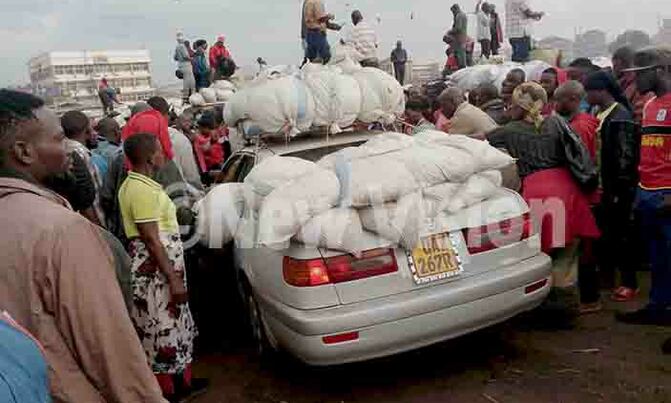 How loaded Nsenene vehicles dodge traffic to access markets How loaded Nsenene vehicles dodge traffic to access markets