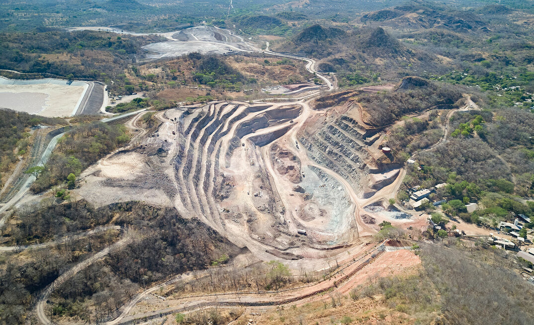 The El Limon open pit mine in Nicaragua.
