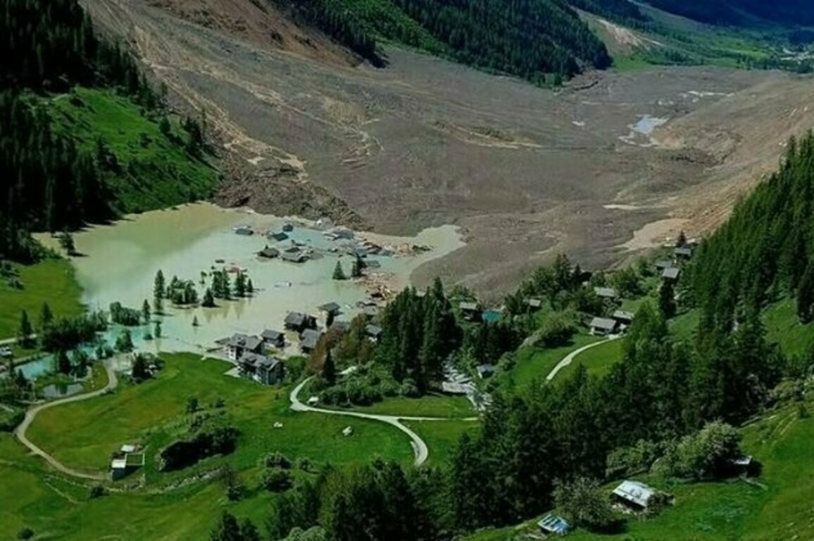 Glacier Collapse Tied to Warming Buries 90% of Swiss Village