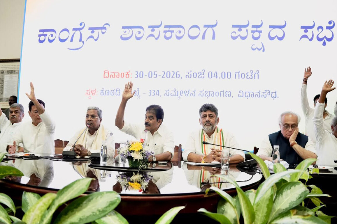 DK Shivakumar era to begin in Karnataka; unanimously elected as leader at Congress Legislature Party meeting