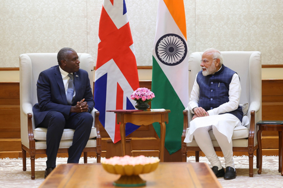 David Lammy calls on PM Modi, conveys UK's strong interest in furthering cooperation in key sectors