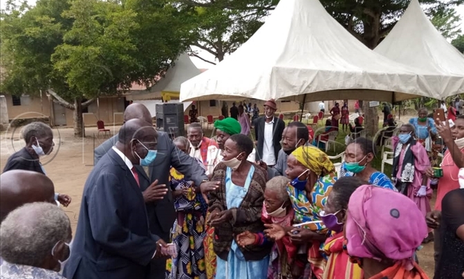 Masaka elderly get SAGE money Masaka elderly get SAGE money