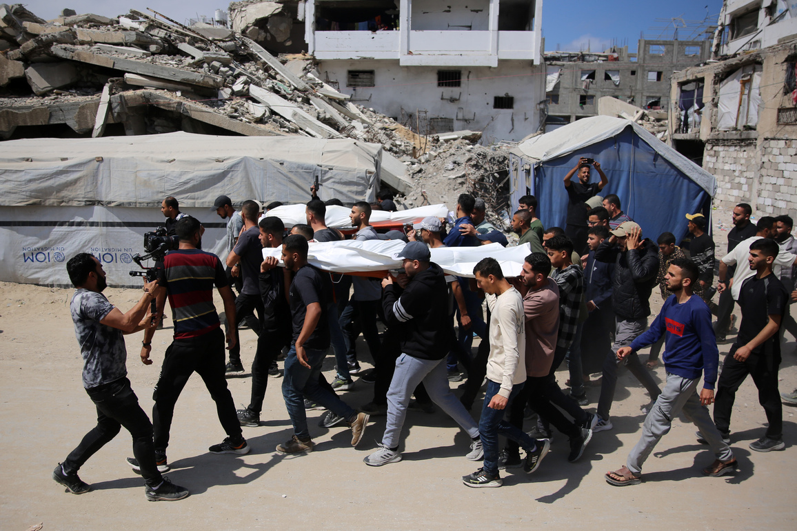MIDEAST-GAZA CITY-HAMAS-COMMANDER-FUNERAL