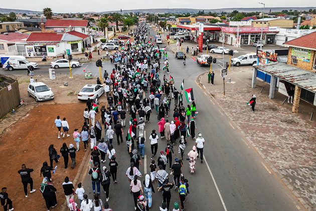 SOUTH AFRICA-JOHANNESBURG-PALESTINE-DEMONSTRATION