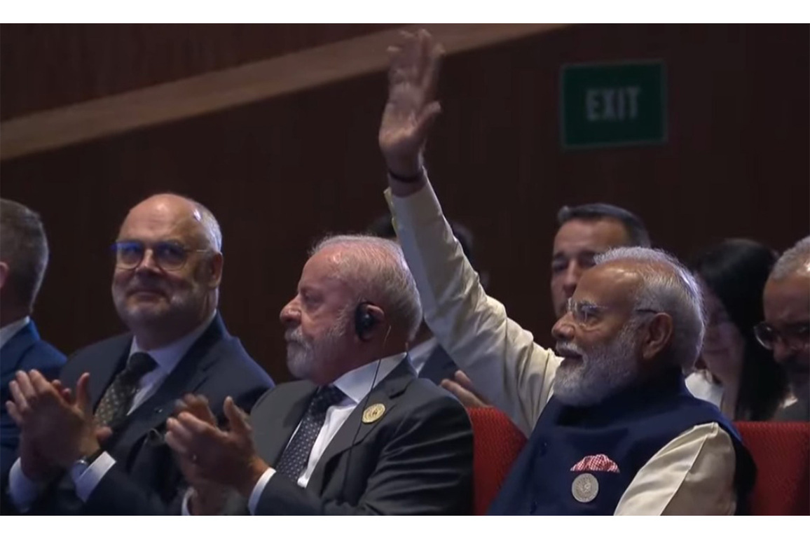 PM Modi-Presidents Lula, Macron share warm bonhomie at India AI Impact Summit; global voices unite for inclusive technology