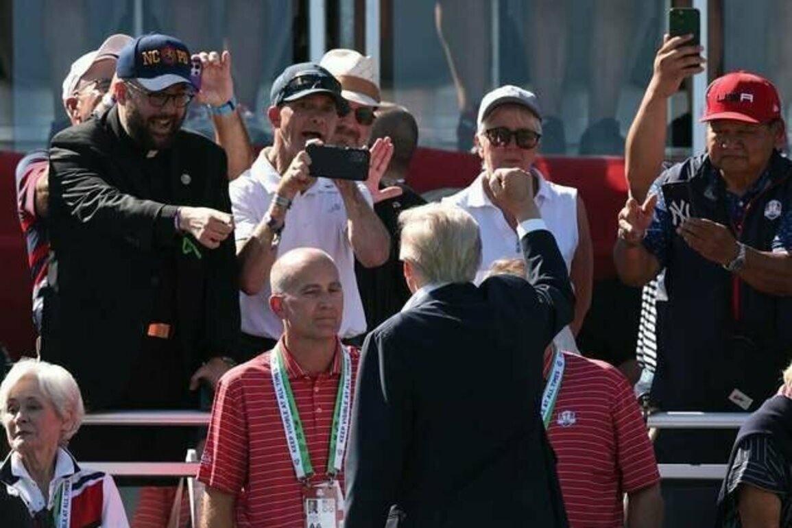 Donald Trump visits rowdy, New York-centric Ryder Cup