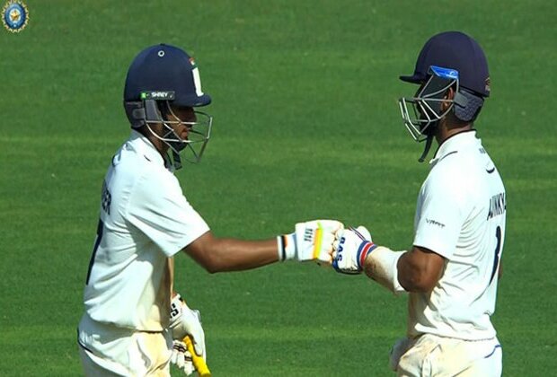 Rahane, Musheer's masterclass makes Vidarbha bowlers toil in Ranji Trophy final (Day 2, Stumps)