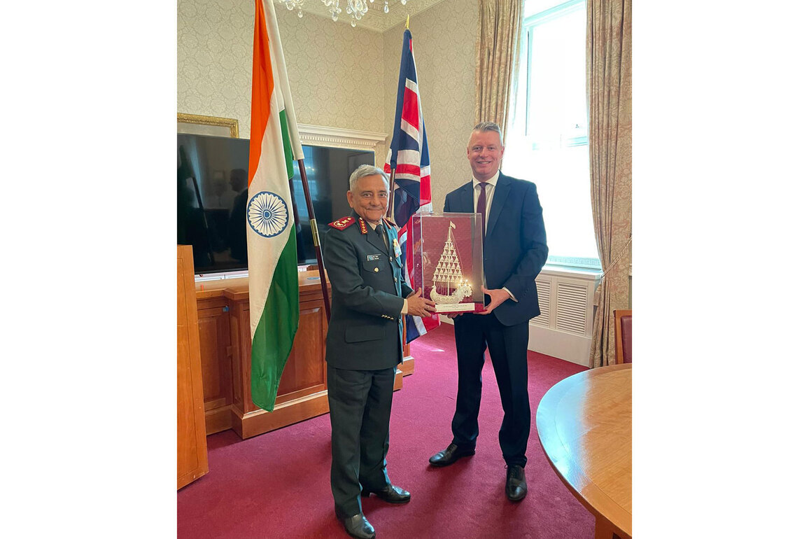 India, UK deepen defence ties with CDS Gen Anil Chauhan calling on UK MoS on UK visit