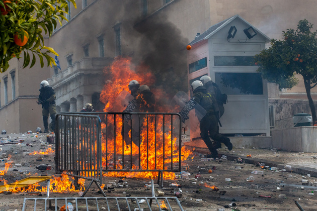 GREECE-ATHENS-TRAIN CRASH-2ND ANNIVERSARY-DEMONSTRATION