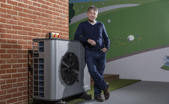 Octopus Energy CEO Greg Jackson at the firm's heat pump centre in Berkshire | Credit: Octopus Energy