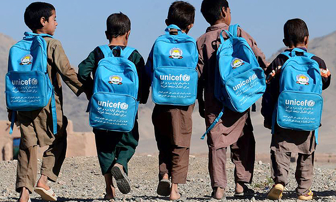 Nearly half of Afghan children out of school: UN Nearly half of Afghan children out of school: UN