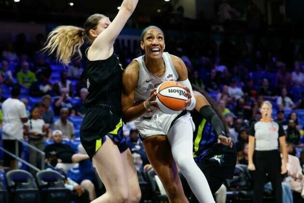 A'Ja Wilson and rising Aces host Paige Bueckers, slumping Wings