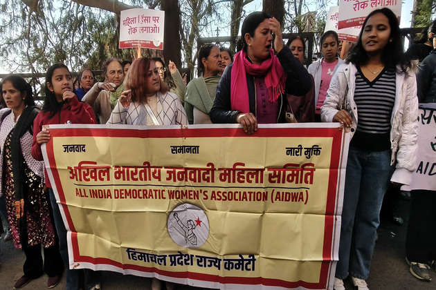 HP: Women Protest in Shimla, demand resignation of BJP MLA Hans Raj over minor's sexual assault allegations