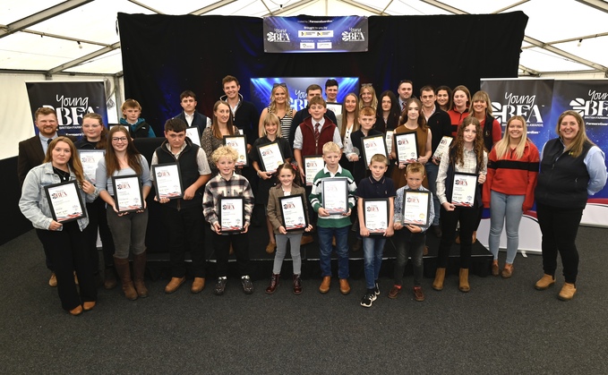 2025 Young British Farming Awards ceremony