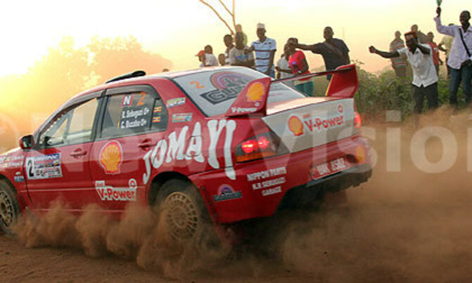 Ssebuguzi takes day 1 of Independence Rally Ssebuguzi takes day 1 of Independence Rally