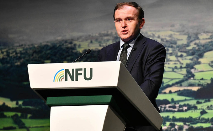 Eustice given rough ride during first NFU conference as Secretary of State