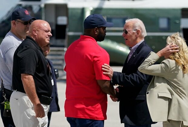 Biden Surveys Hurricane Ian Damage in Florida