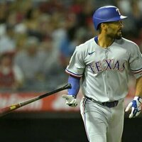 Seven-run inning propels Rangers past Angels