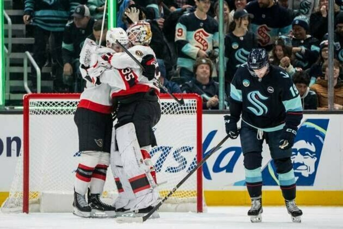 Brady Tkachuk-less Senators rally past Kraken