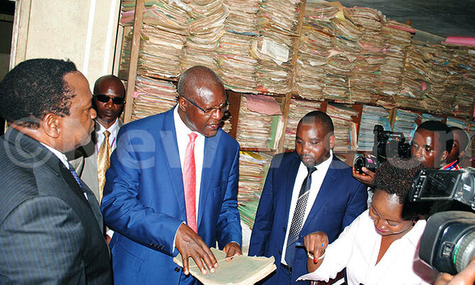 CJ Katureebe warns bribe-taking judicial officers CJ Katureebe warns bribe-taking judicial officers