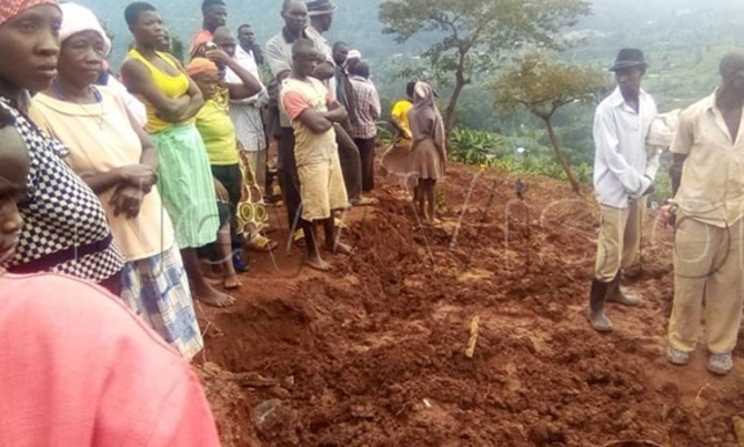 Another body dug out of Bududa landslide rubble 25 days later Another body dug out of Bududa landslide rubble 25 days later