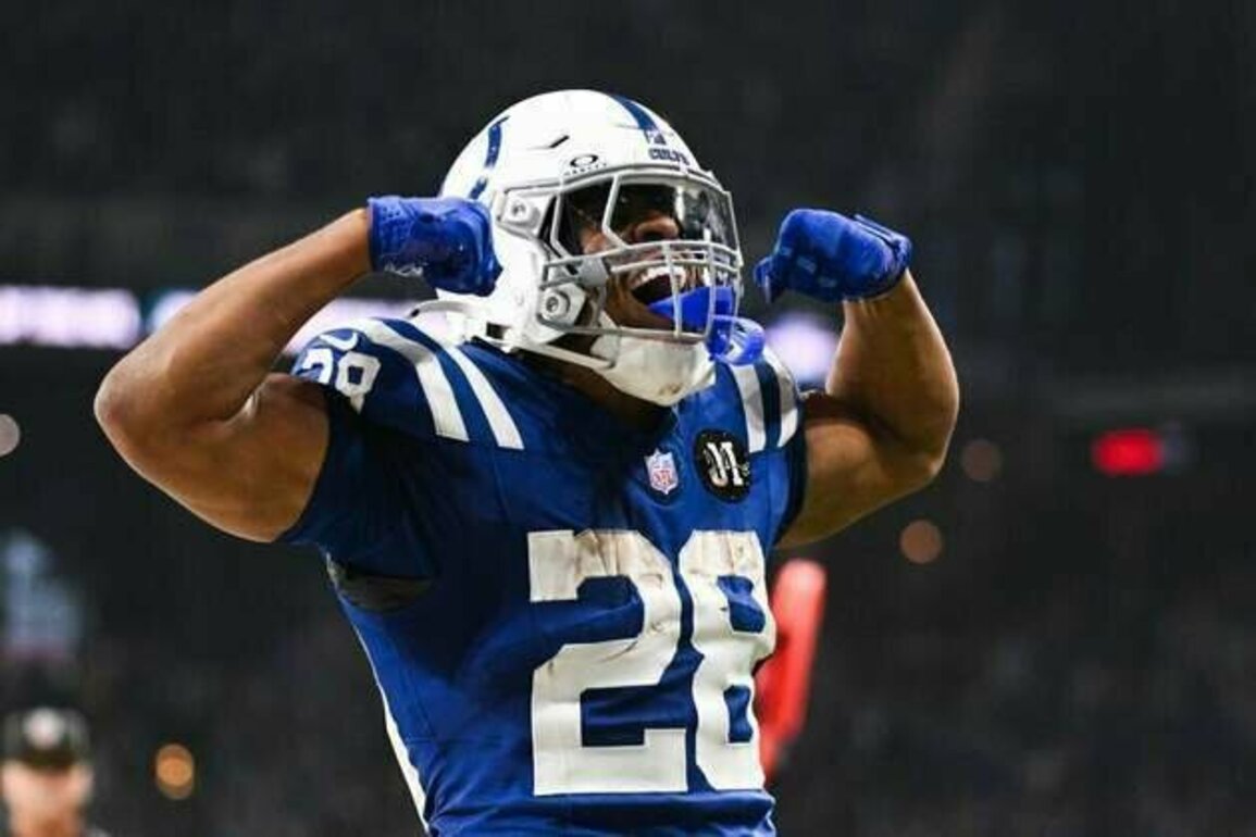 Jonathan Taylor, Colts run past Falcons in Germany
