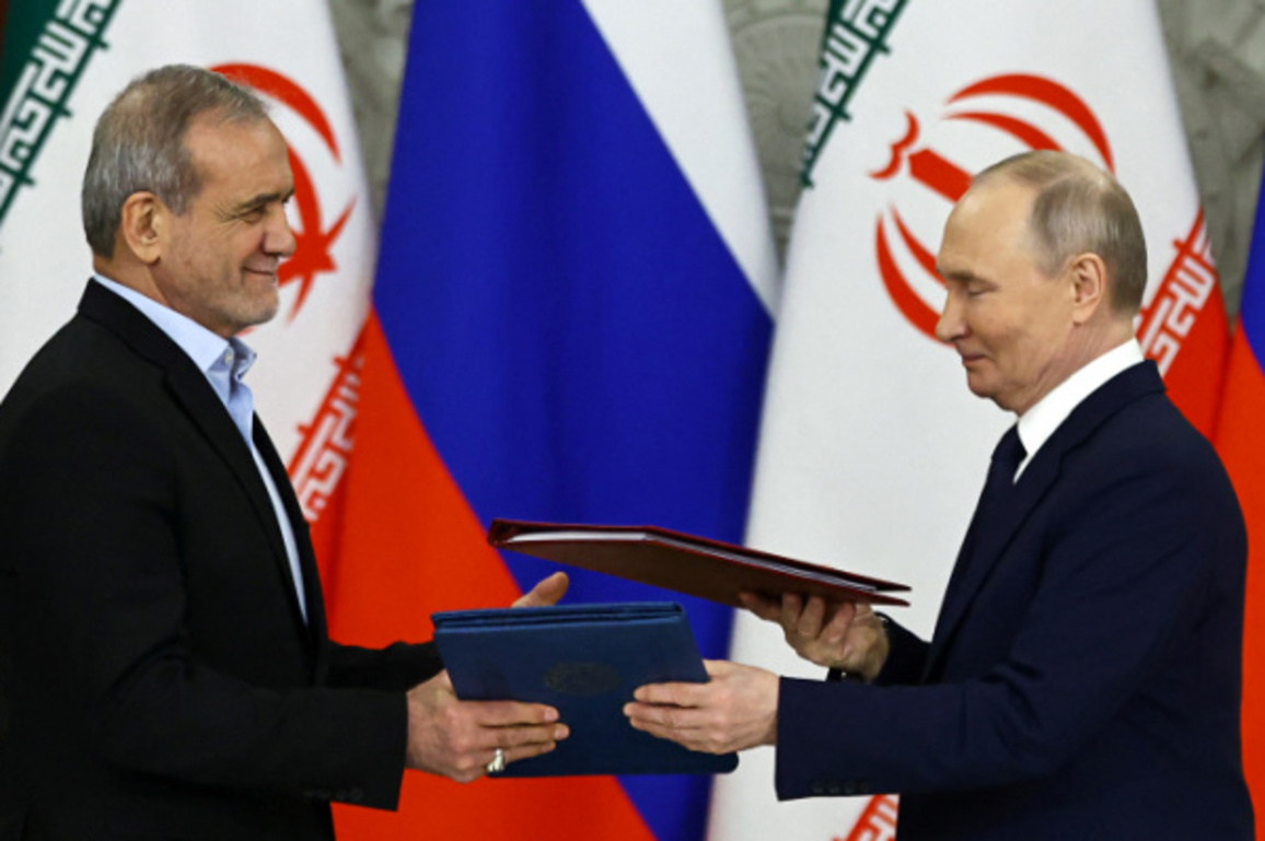 Russian Lower House of Parliament Ratifies 20-Year Pact Between Russia and Iran - Algemeiner.com