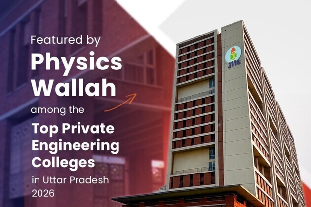 JIIT Recognized Among Uttar Pradesh's Top Private Engineering Colleges in PW's 2026 Assessment