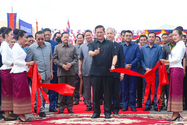 CAMBODIA-TBONG KHMUM-CHINA-FUNDED ROAD-INAUGURATION