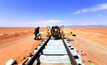 Chinesa CRCC constroi ferrovia no deserto da Argélia para mina de minério de ferro Gâra Djebilet/Divulgação
