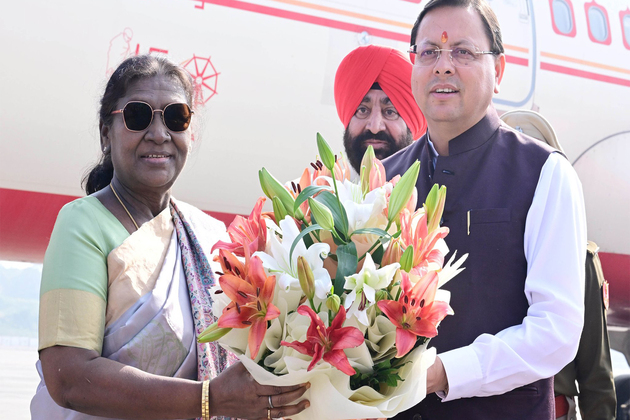 Uttarakhand: President Droupadi Murmu receives warm welcome in Dehradun