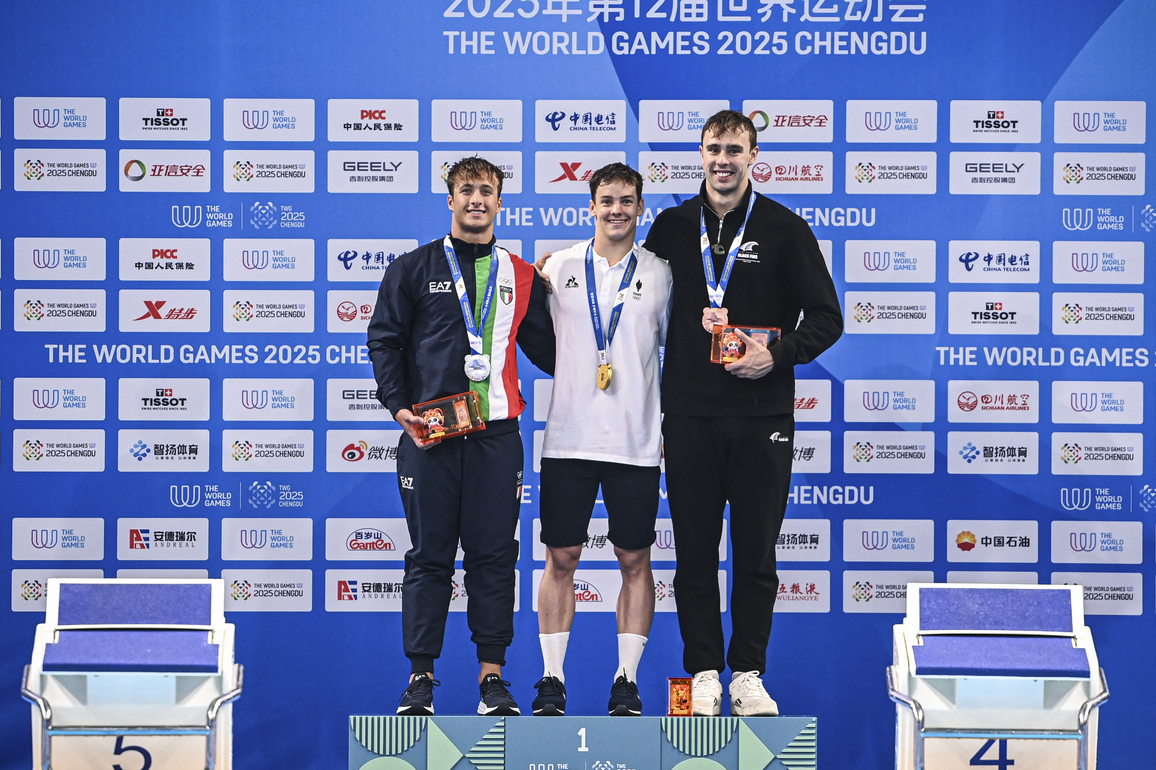 (SP)CHINA-CHENGDU-THE WORLD GAMES 2025-LIFE SAVING-MEN'S 100M MANIKIN CARRY WITH FINS (CN)