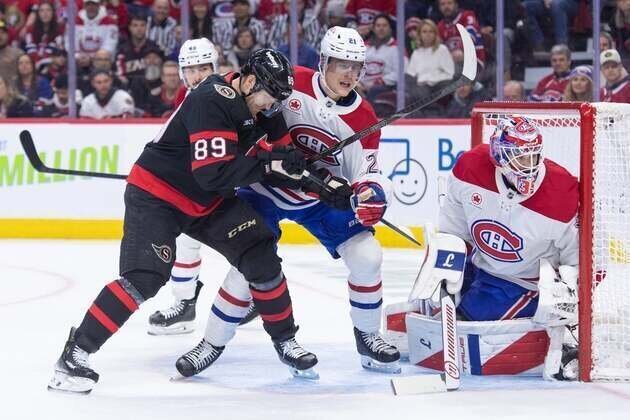 Cole Caufield's OT goal propels Canadiens past Senators