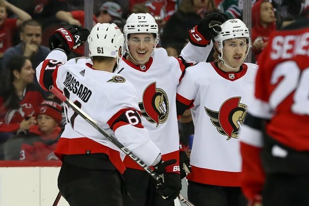 Stumbling Senators seek split with Rangers
