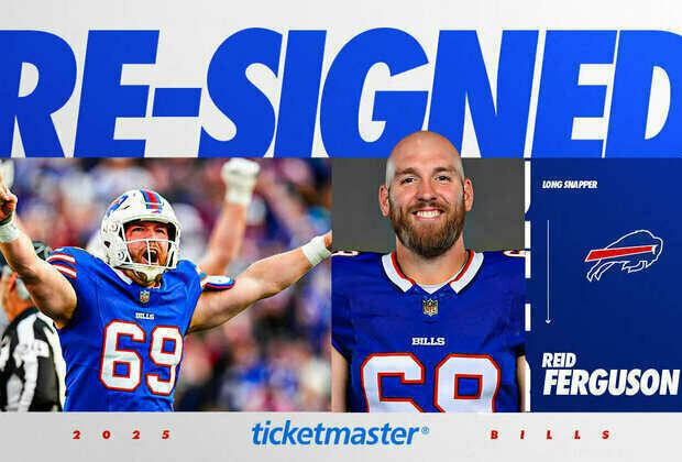 Buffalo Bills re-sign Reid Ferguson to a four-year contract