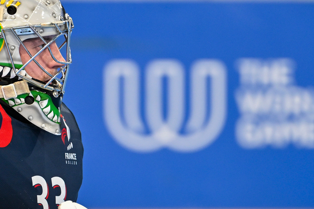 (SP)CHINA-CHENGDU-THE WORLD GAMES 2025-INLINE HOCKEY-MEN'S FINALS BRONZE MEDAL GAME-NAM VS FRA (CN)