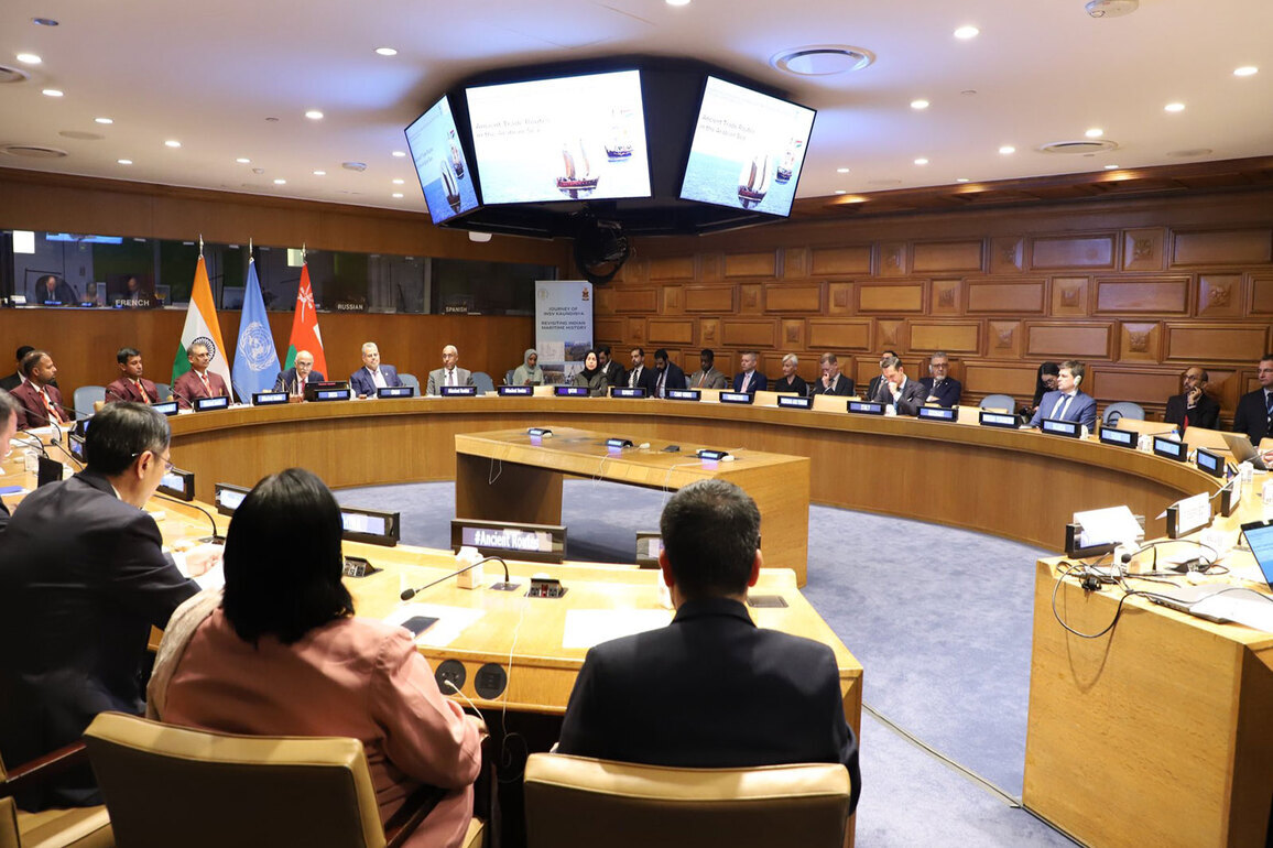 Ancient Trade Routes event at UN highlights India-Oman maritime civilisational ties through journey of INSV Kaundinya