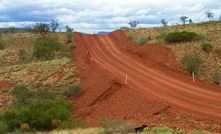 A Hope Downs access road.