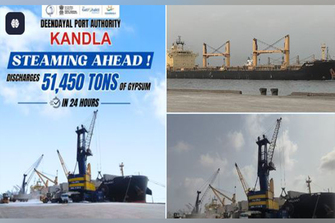 Kandla Port handles record 51,450 tonnes of gypsum in 24 hours
