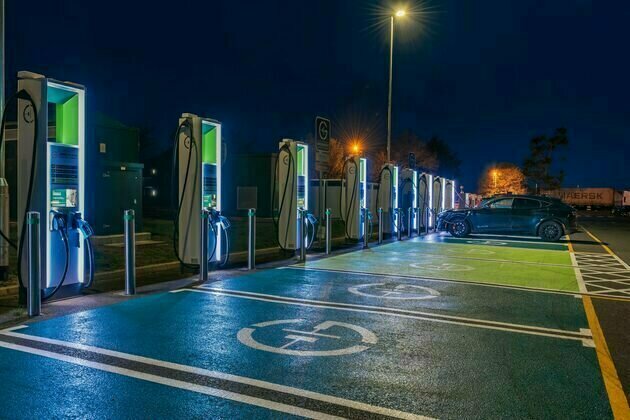 Where does the UK most need more public EV chargers?
