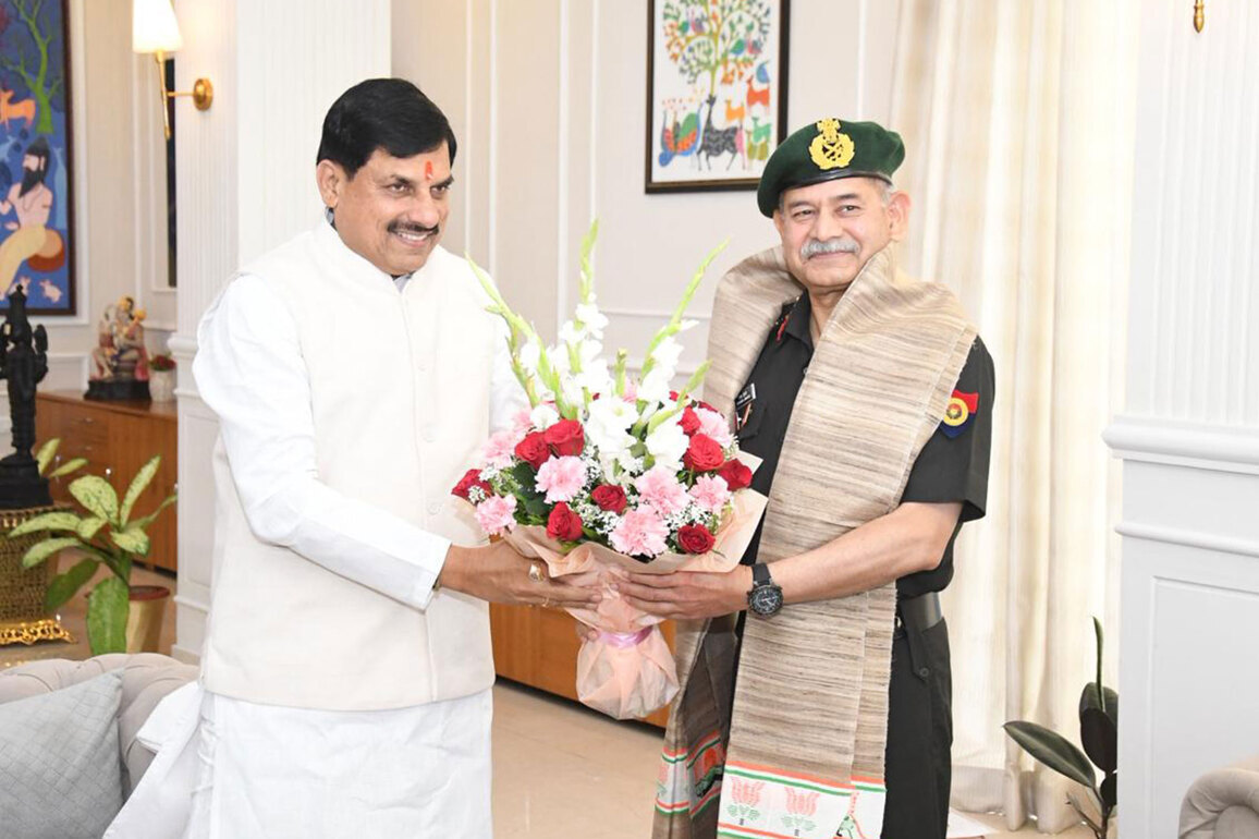 Army Chief Gen Upendra Dwivedi meets MP CM Mohan Yadav; next Army Day parade to be held in Bhopal