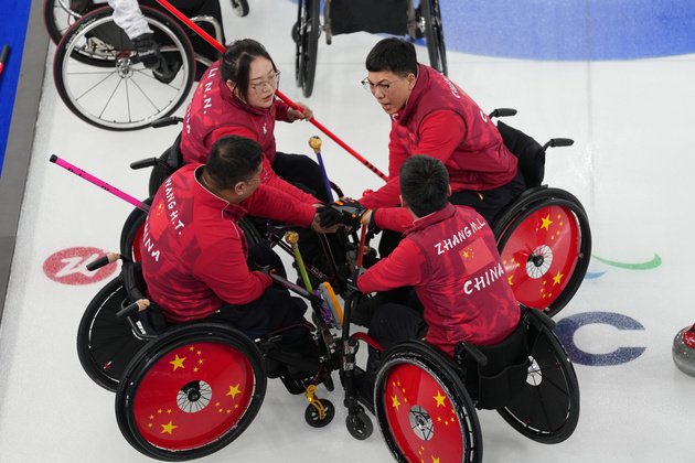 (SP)ITALY-CORTINA D'AMPEZZO-PARALYMPIC WINTER GAMES-WHEELCHAIR CURLING-MIXED TEAM-GOLD MEDAL GAME-CHN VS CAN