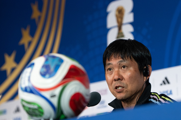 (SP)U.S.-HOUSTON-FOOTBALL-FIFA WORLD CUP-PRESS CONFERENCE-JAPAN
