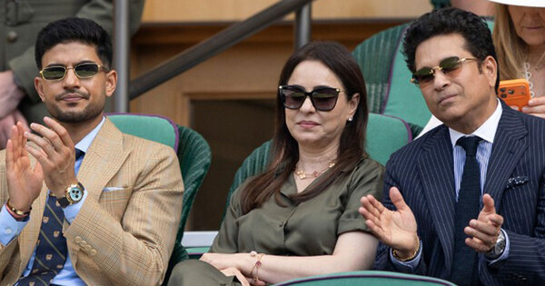 Wimbledon celebrates Tendulkar, Kohli, Gill as "three generations of Indian cricketing royalty"