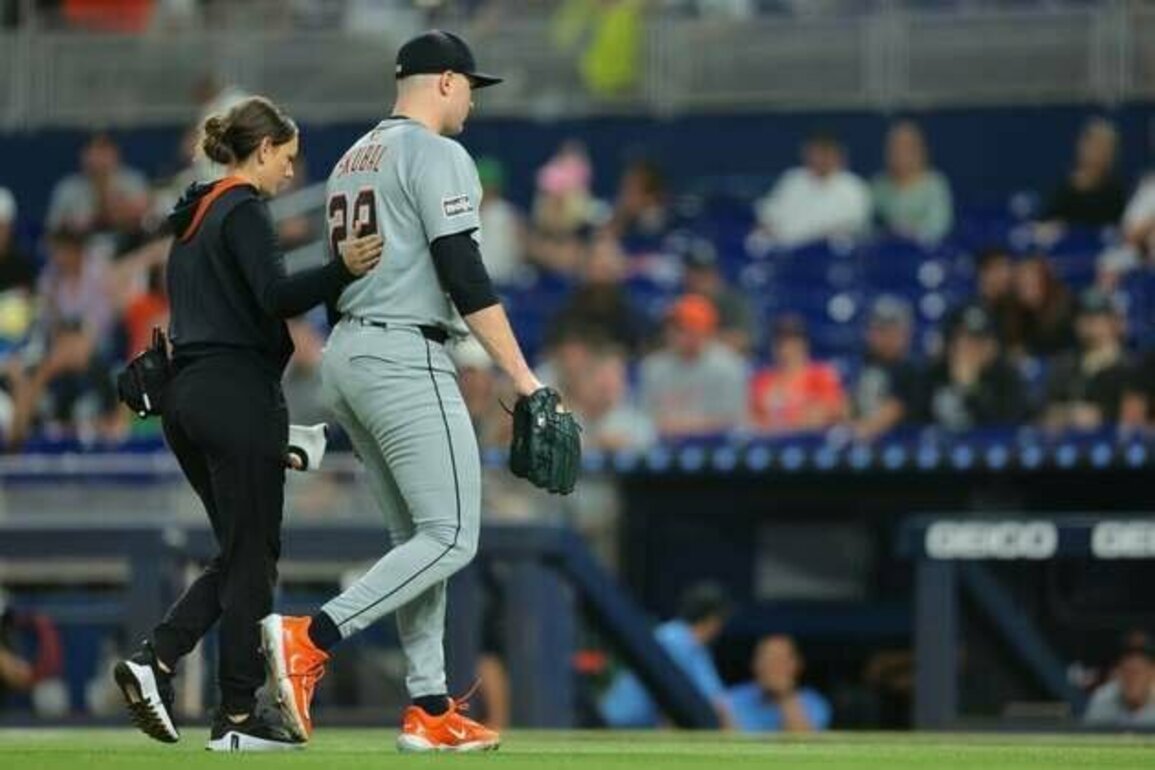 Tarik Skubal injured in Tigers' loss to Sandy Alcantara, Marlins