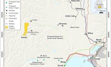  The location of Nova Minerals' Estelle gold project in North America