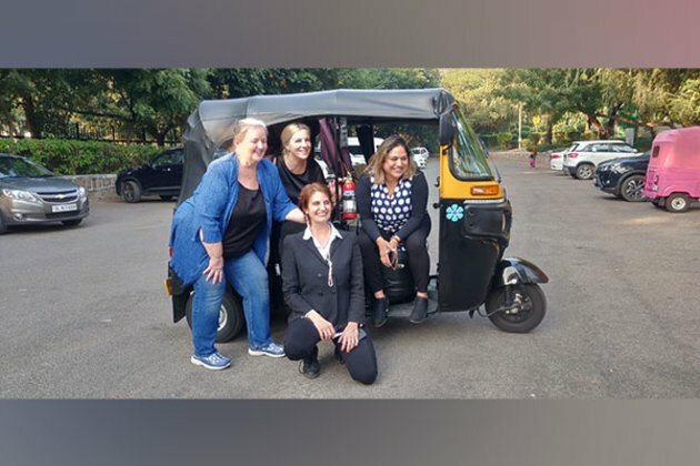 Diplomacy On The Road: US woman diplomats break away from lavish lifestyles for personalised 'auto-rickshaws'