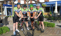 Kent Blaxill biker quartet take part in Alps charity cycle